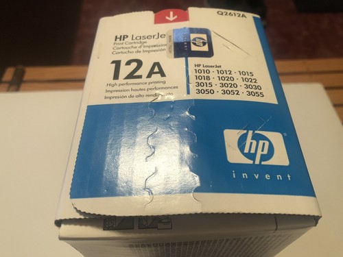 Genuine HP Sealed Box 12A Q2612A Black Toner 1010-12-15-18-20-22-3015-20-30-50-5 - Picture 3 of 6