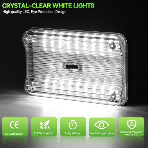 12V 36 LED Car Interior Reading Lights RV Carvan Camper Ceiling Lights Highlight - Picture 3 of 9