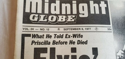 Midnight Globe Elvis Last Words 6. September 1977 - Bild 2 von 2