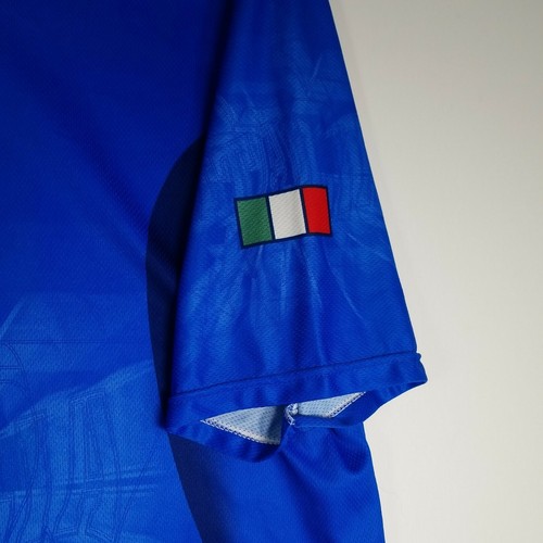 Camiseta deportiva de fútbol azul Cannavaro para hombre talla XL hecha en Italia - Imagen 4 de 6