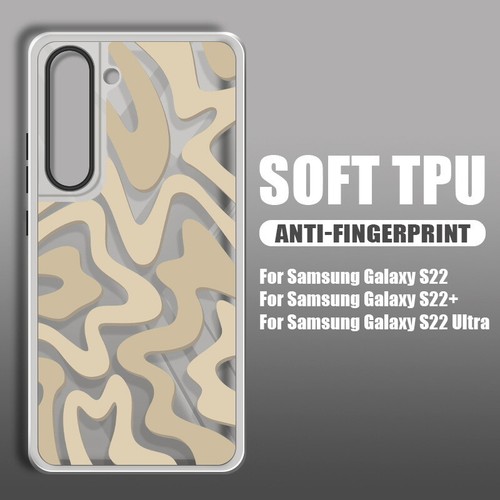 For Samsung S24 S23 S22 Ultra S21 FE A53 A54 A52 Pattern Silicone TPU Case Cover - Picture 13 of 15