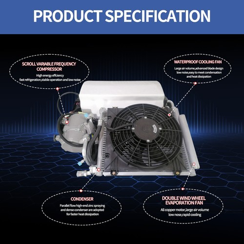 12V Heat&Cool Air Conditioner Packing Rooftop AC Kit For RV Trailer Motorhome - Picture 13 of 16