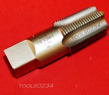 1" -11-1/2 NPT 1907 ZR Irwin Taper Pipe Tap Carbon Steel