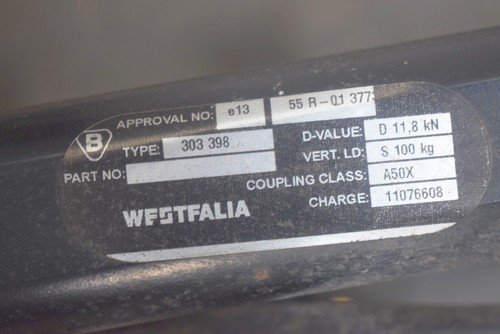 BMW 520d F11 Anhängerkupplung abnehmbar AHK E-Satz WESTFALIA 303398 - Bild 10 von 11
