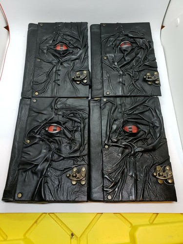 Handmade Leather Notebook Spellbook Journal Grimoire Necronomicon Dead Evil - Picture 47 of 76