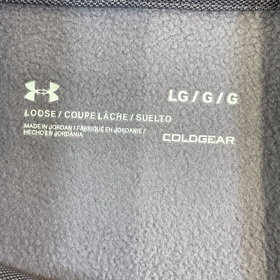 Pullover Under Armour para mujer grande polar cuello falso Gorpcore metálico exterior Foto 2 de 4