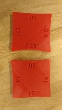 GUITAR NECK RADIUS GAUGE SET - MULTIPLE COLORS AVAILABLE -- MADE IN USA!