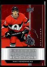 2019-20 UD Trilogy Rookie Renditions Max Veronneau #RR-27 H4R1G