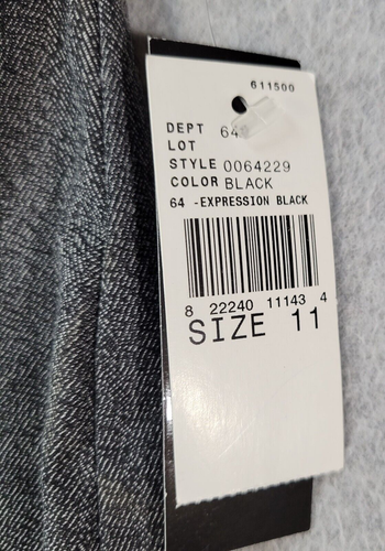 B Wear Byer California Gray Pencil Skirt with Zipper on Back Womens Size 11 NWT - Picture 3 of 10