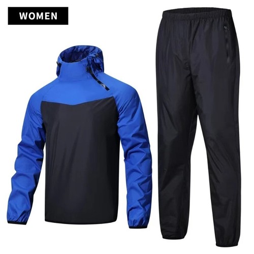 Unisex Sauna Suit Fitness Hoodie Pullover Weight Loss Sweating Jogging Clothing - Picture 11 of 24