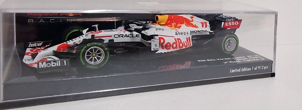 MODELLINO AUTO 1:43 F 1 MINICHAMPS RED BULL HONDA RB16B S. PEREZ GP TURCHIA 2021 - Immagine 3 di 4