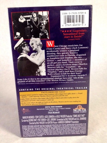 Some Like It Hot - VHS 1997 Vintage Classics - Brand New Factory Sealed - Picture 2 of 5