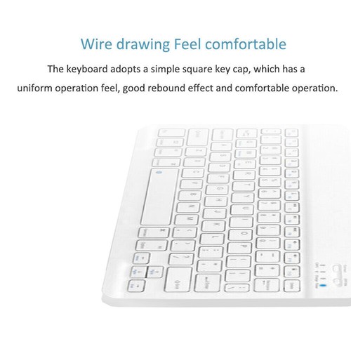 Universal White Keyboard Folio PU Case Cover For Samsung Galaxy Tab A E S4 S5 S6 - Picture 10 of 21