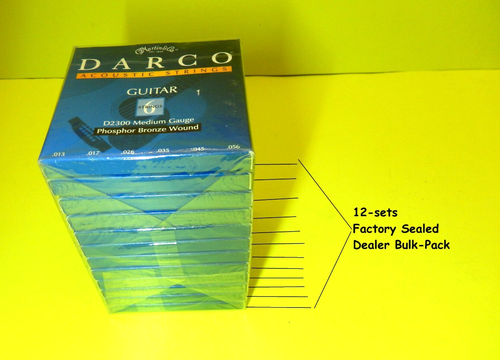 Martin Darco D2300 Akustikgitarrensaiten MEDIUM (NOS) 1/2 PREISVERKAUF 12er-Pack - Bild 2 von 10