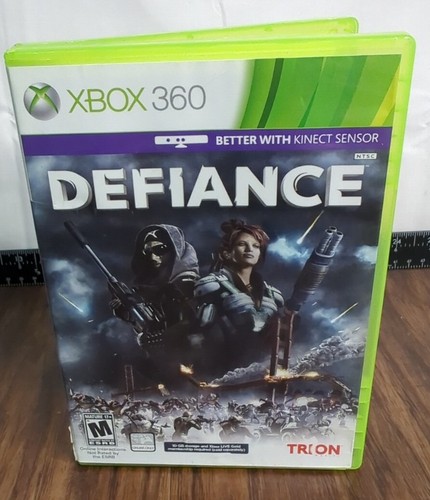 Defiance (Microsoft Xbox 360, 2013) GAME COMPLETE w/MANUAL 3RD PERSON SHOOTER