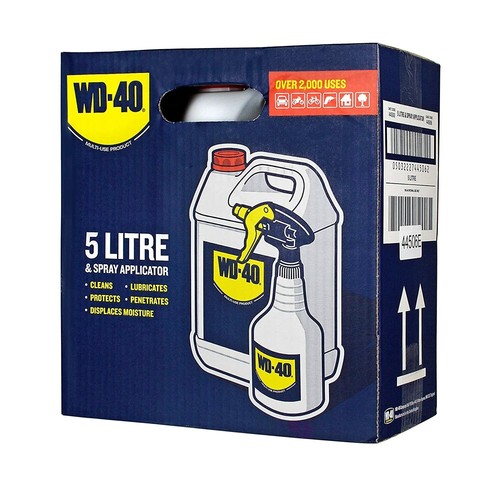 WD40D 44506 Cleaning Lubricant with Applicator, 5L - Picture 2 of 7