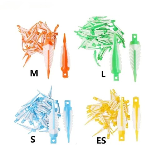40Pcs Dental Silicone Wedges for Teeth Restoration Interdental Composite Wedges - Picture 2 of 12