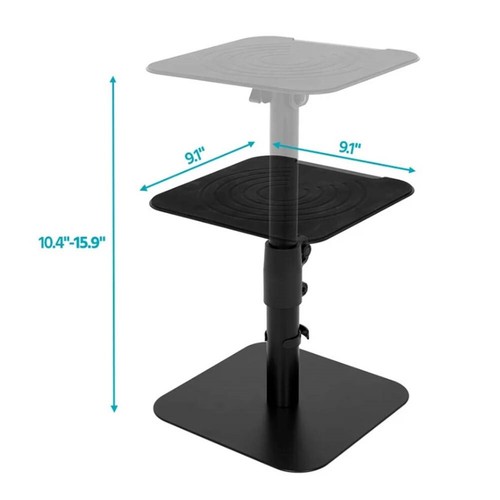 Pair Desktop Freestanding Stands For Medium/Large Bookshelf Monitor Speakers - Picture 3 of 6