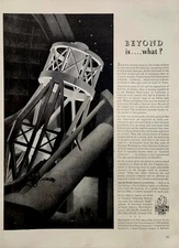 1941 Palomar Observatory Insurance Print Ad Vintage Ephemera Wall Art Decor ICNA