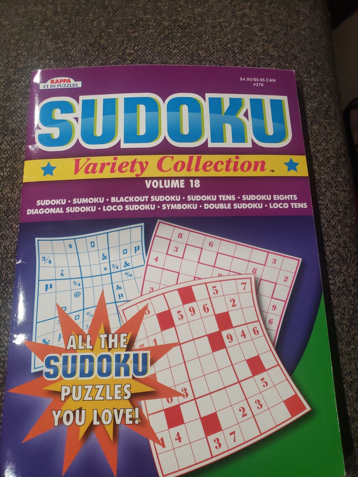 Kappa Sudoku Variety Collection Puzzle Books Magazine size Vol 18 eBay