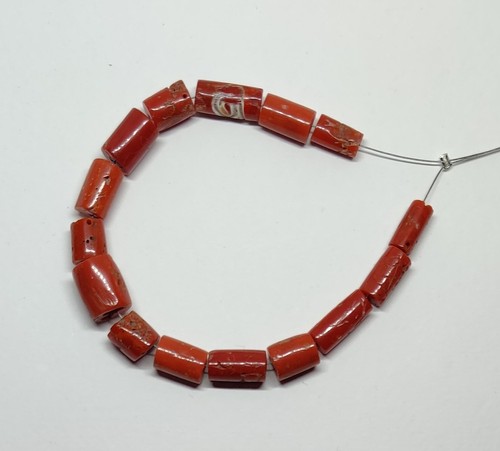 Perline di corallo rosso 100% naturale perle di corallo marino italiano pietr... - Foto 2 di 5