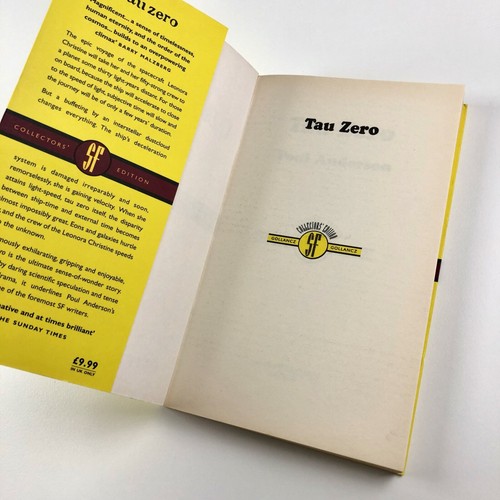 Tau Zero by Poul Anderson Victor Gollancz London, 2000 Collectors' edition - Picture 5 of 9