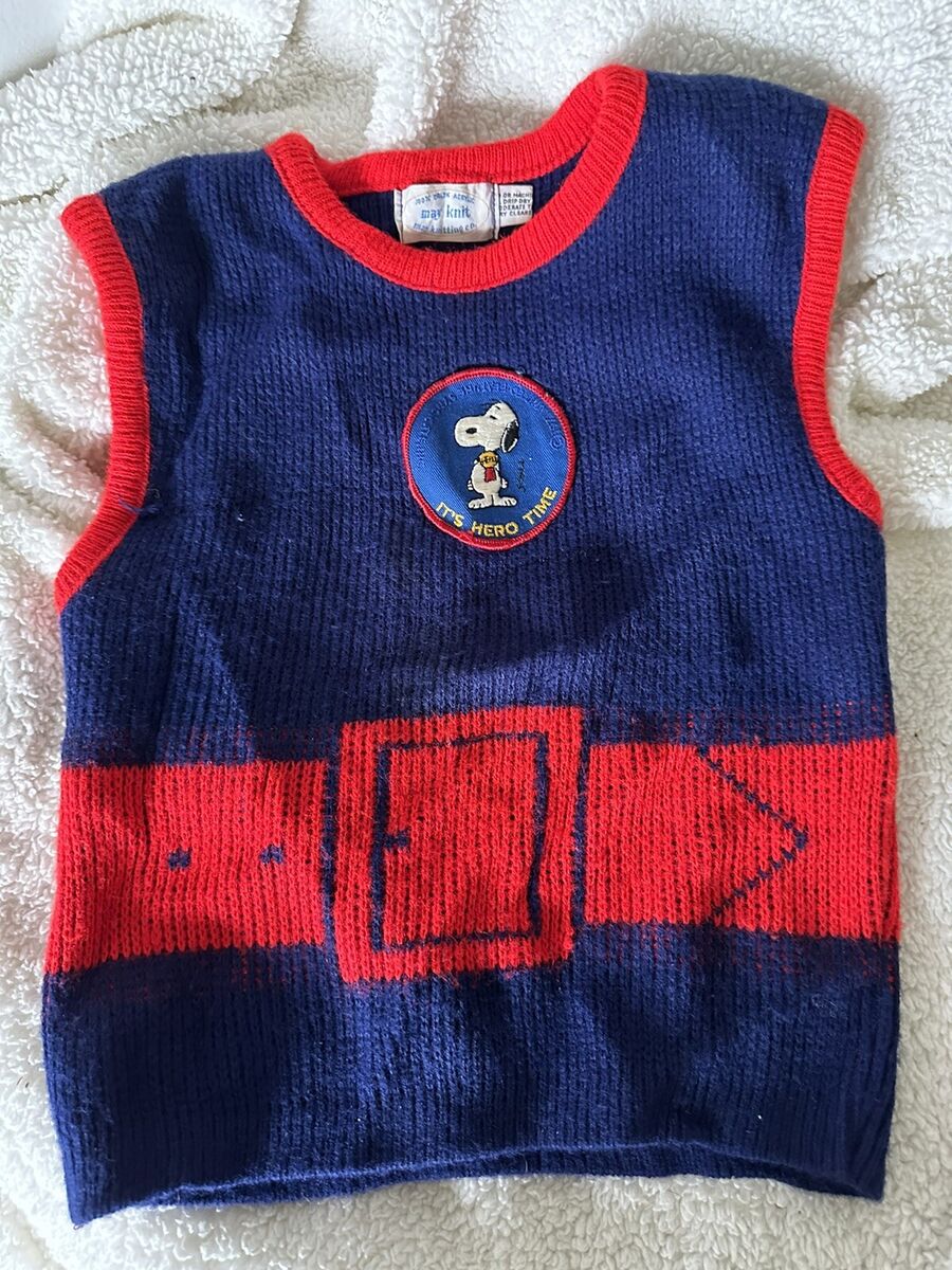 Vintage Snoopy & Friends 1970's Vest Knitwear | eBay Vintage Snoopy & Friends 1970's Vest Knitwear | eBay