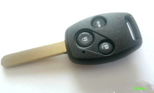3-Button Radio Key/Blank for Honda Civic Accord Jazz CR-V FR-V Key Without  - Picture 1 of 5