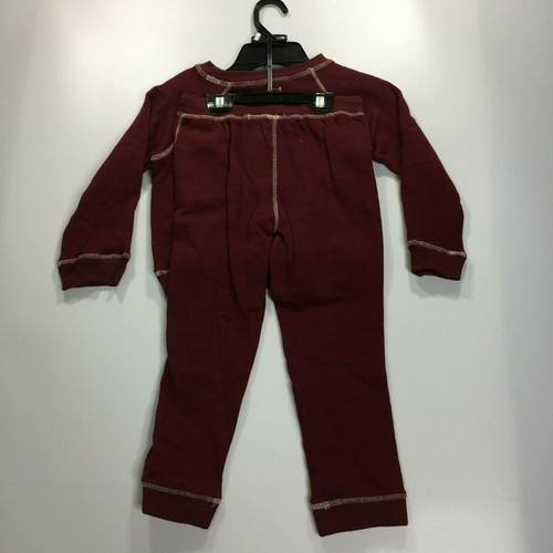 Ben Sherman Kids 2 Piece Burgundy Athletic Set Union Jack Unisex Size 7 NEW - Picture 2 of 3