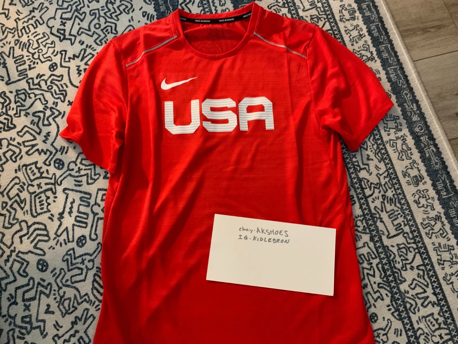 Nike 2023 USA Track & Field Shirt CQ0124-641 Men's XS Small Dri-fit Miller Shirt
Opens in a new wind