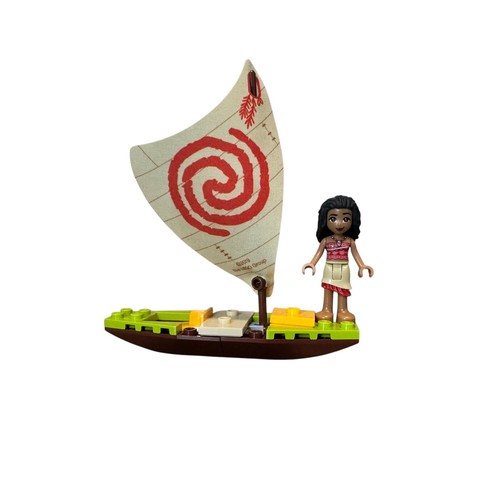 Disney Lego Friends Moana's Ocean Adventure #43170 - Moana & Boat - Incomplete - Picture 4 of 4