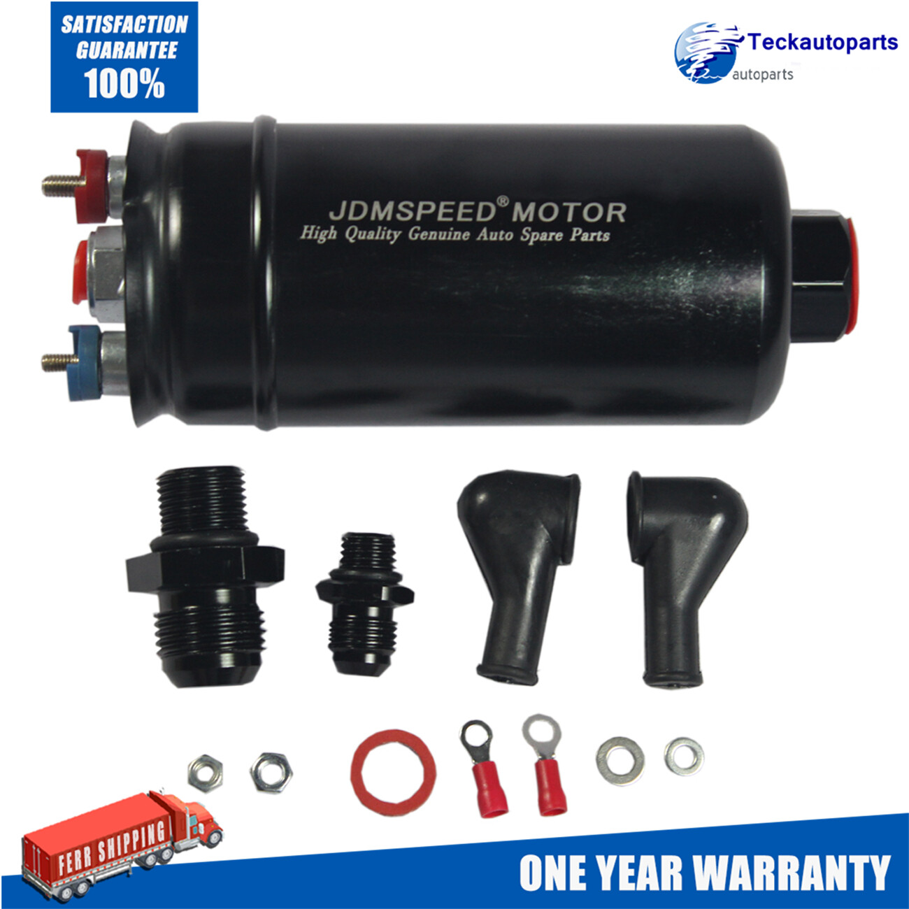 High Flow Pressure Fuel Pump 044 Style 8AN Outlet 380lph Inline External