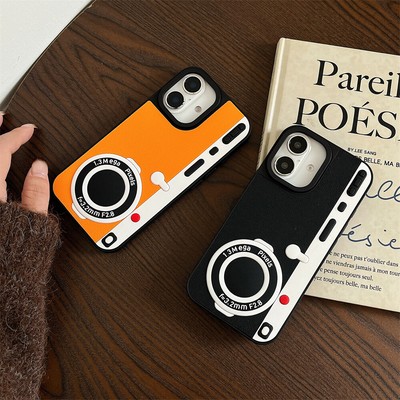 For iPhone 16 Pro Max 15 14 13 12 11 Releases 3D Camera Pattern Phone Case Cover