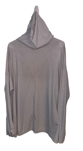 Cardigan Indygena donna Akoro aperto davanti con cappuccio manica lunga grigio taglia XL LEGGI - Foto 5 di 8