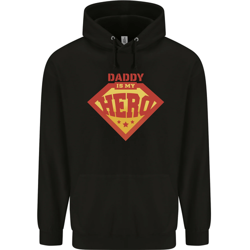 Daddy My Hero Funny Fathers Day Superhero Childrens Kids Hoodie