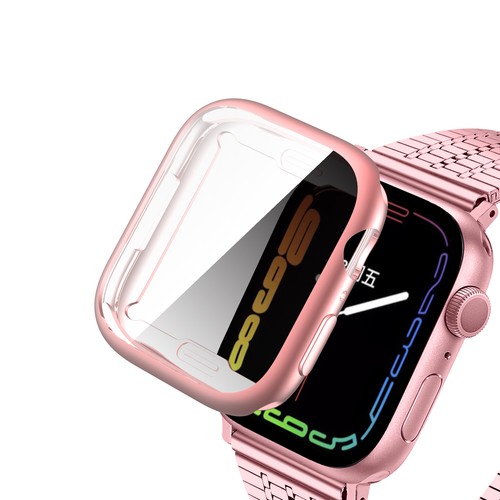 For Apple Watch iWatch Case Full Cover Screen Protector Series 9 8 7 41mm/45mm - 第 3/23 張圖片