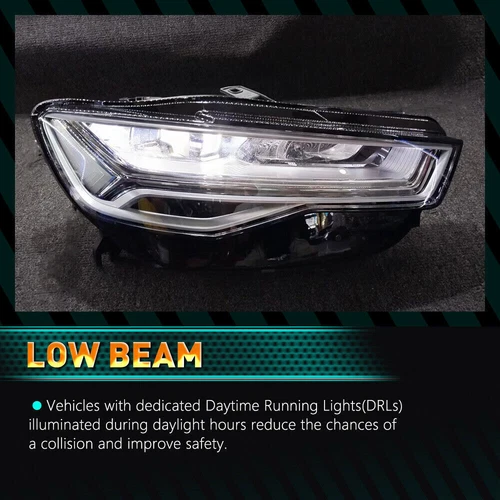 For Audi A6 S6 C7 2012-2018 Xenon Facelift to LED Headlights Assembly Headlamp - Picture 7 of 10