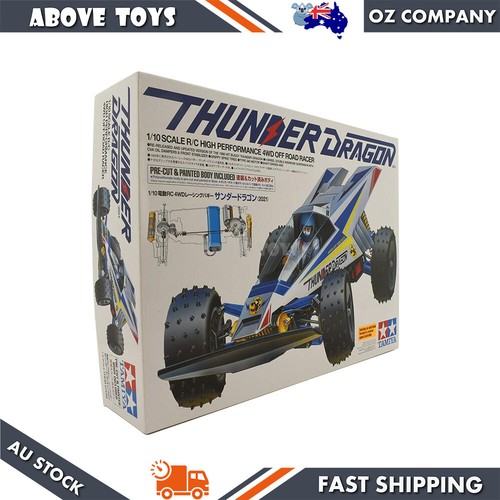 Tamiya 1:10 Thunder Dragon R/C High Performance 4WD Off Road Racer Kit With ESC - Picture 3 of 4