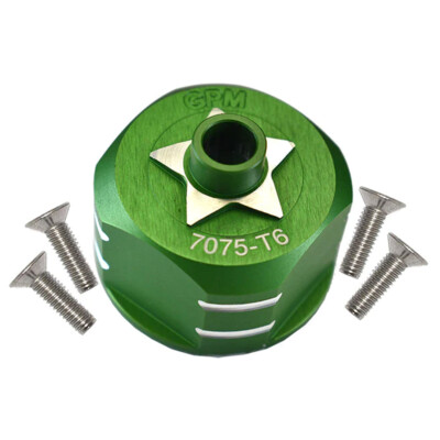 GPM Racing Aluminum 7075-T6 Front Or Rear Diff Case Green : 1/8 Sledge