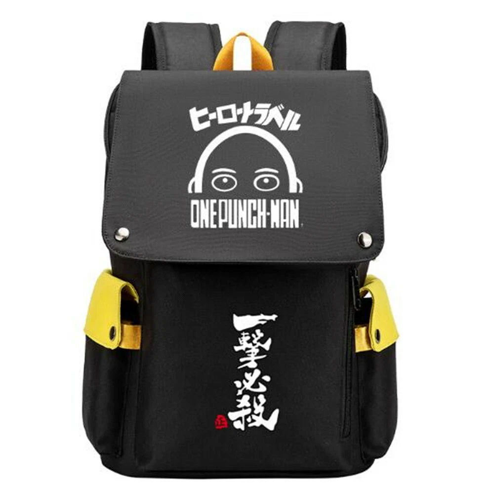 Anime Backpack GINTAMA ONE PUNCH MAN Travel School Laptop bag Racksack satchel