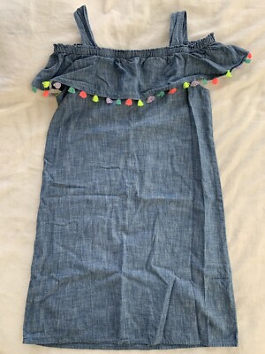 white christmas dresses Paneled A-Lined Back Tie Denim Maxi Dress LD1542-WCT main image 0
