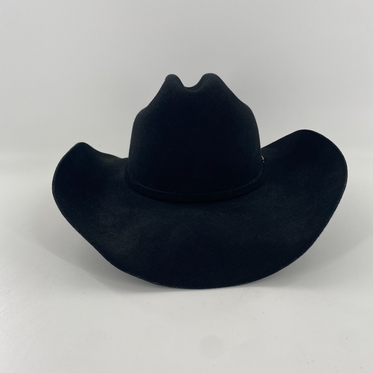 80s TEXAS HATS Cowboy Hat XXXXX BEAVER 黒 VINTAGE XXX STETSON 3X BEAVER Ranch Style COWBOY HAT Black