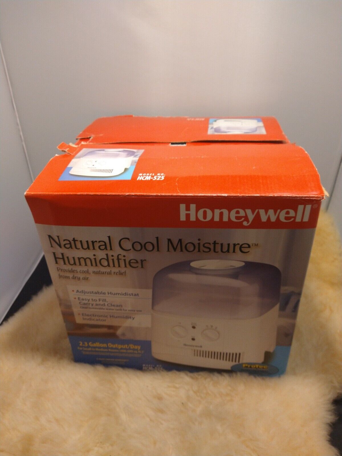 HUMIDIFIER HONEYWELL NATURAL COOL MOISTURE HUMIDIFIER HCM-525 -