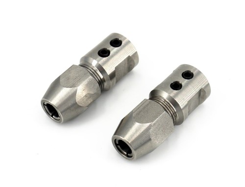 Left / Right Collet Coupler for 8mm Motor Shaft & 1/4" Flex Cable RC Model Boat - Picture 12 of 13