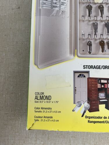 Locking Key Cabinet, Home Office & School, Holds 24 Key, Wall Mount, withTags - Picture 2 of 6