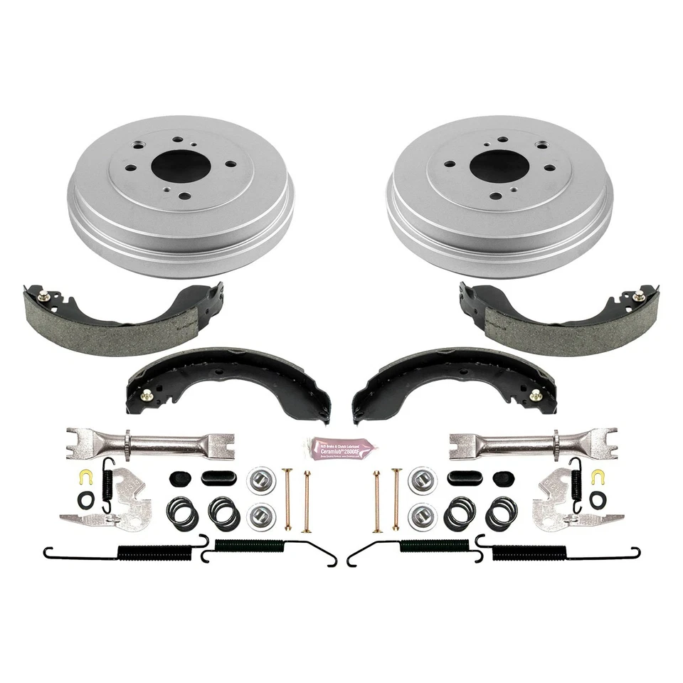 Kit de tambor trasero y zapata Power Stop 1 clic para conductor diario para Nissan Sentra 2007-2012 Foto 2 de 2