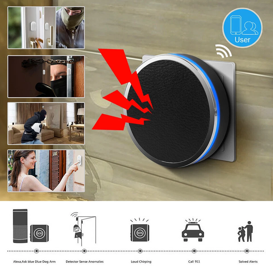 Basic Plus Tuya Smart WiFi Cloud Home Sicherheit Alarmsystem funktioniert mit Alexa/Google - Bild 4 von 4