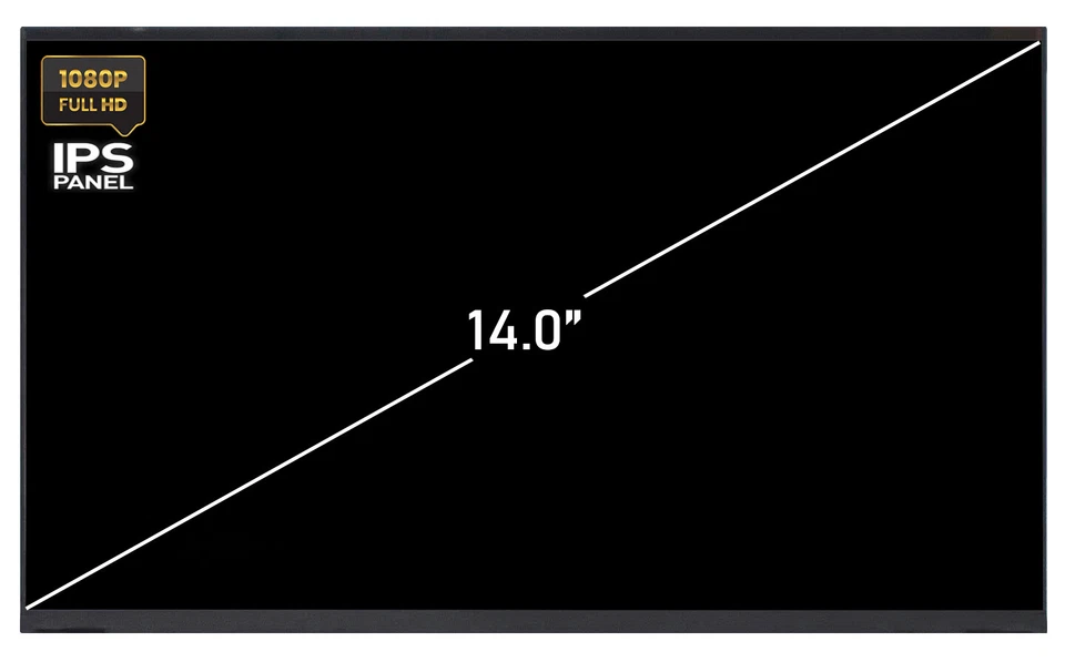 Compatible AUO B140HAN03.2 H/W 0A F/W 1 14.0" Laptop 315mm wide IPS FHD Screen - Image 2 of 4