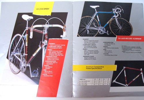 ~ 80's Guerciotti Road Bicycle Catalog Carbonio GLX 7800 Campagnolo C Record ~ - Picture 4 of 5