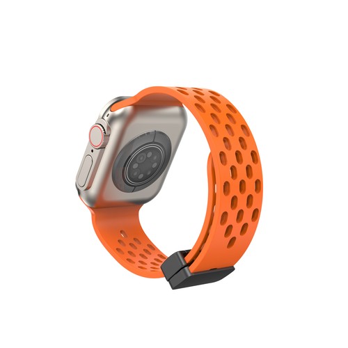 For Apple Watch Ultra Sports Breathable Silicone Band 38//40/41/42/45/49mm Strap - 第 14/30 張圖片